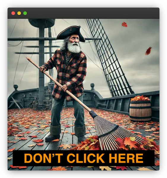 Don't click here